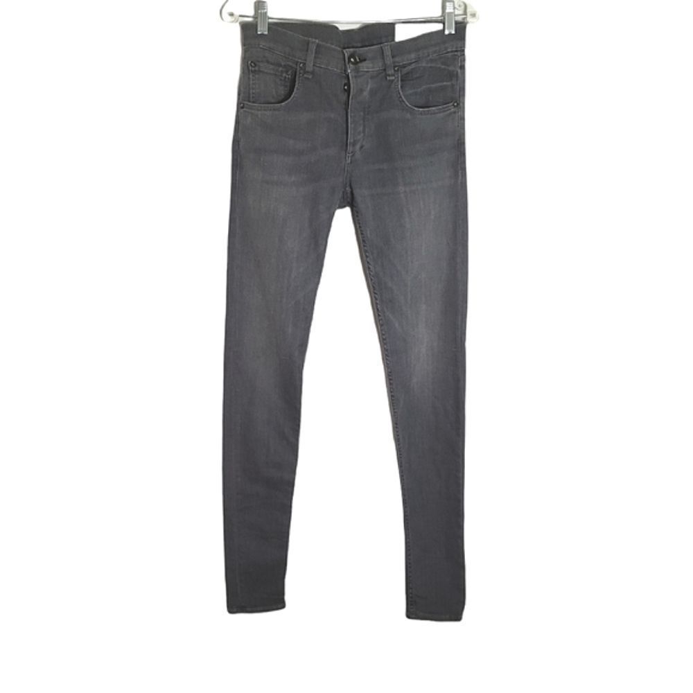 RAG & BONE Mens Jeans Grey Fit 1 Extra Slim Legs Button Fly Denim Size 31 - Picture 5 of 15